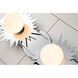 Soleil 2 Light 16 inch PC Bath Light Wall Light in Polished Chrome